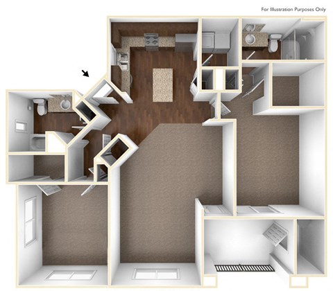 Flor Floor Plan at Villas at San Dorado, Arizona
